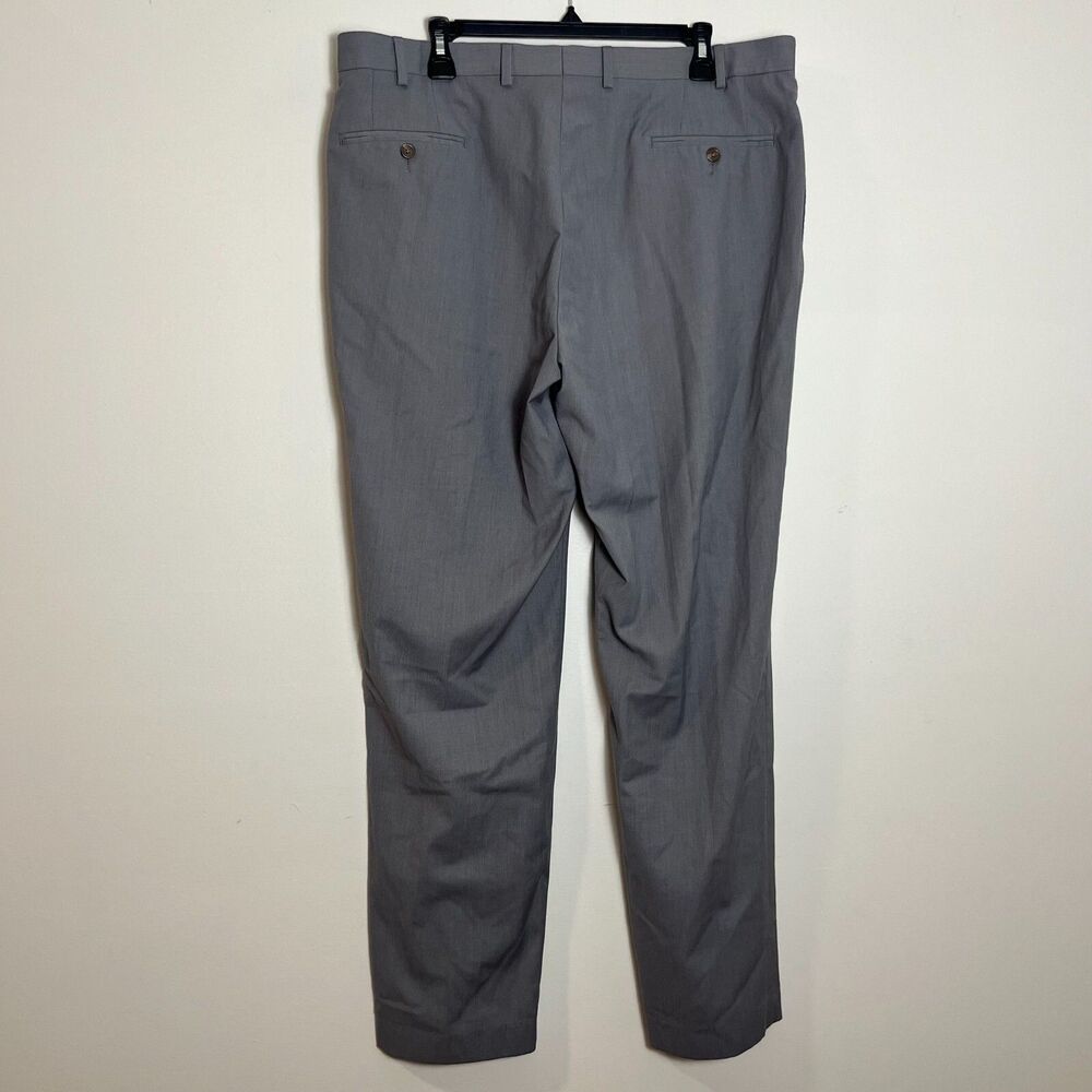 Lauren Ralph Lauren Gray Dress Pants Mens 38x32 Flat Front Business Chino Pant - Picture 2 of 3